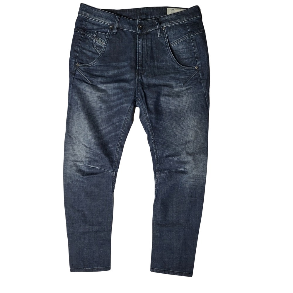 Diesel Women's Fayza Relaxed-Boyfriend Low Waist Jeans Dark Wash 28 W28 L25 READ